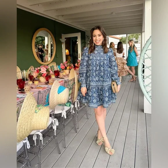 SÉZANE X SEA NY Aliette Dress in Dahlia Print FR 36 / US 4 - Picture 10 of 16